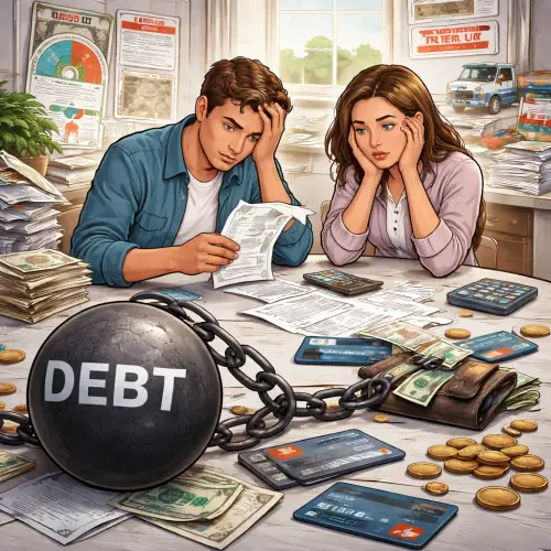 Debt Mistakes That Keep You Broke for Many Years