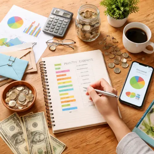 Simple Ways to Create a Monthly Budget, monthly budget, create a monthly budget