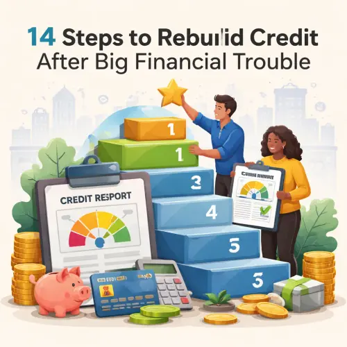 Steps to Rebuild Credit After Big Financial Trouble