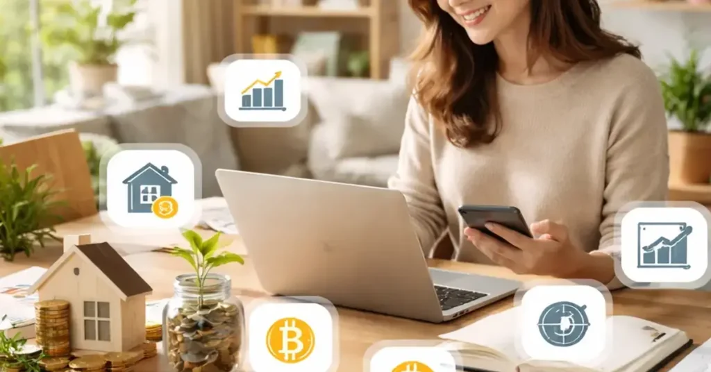 Types of Investments You Can Easily Start from Home, easiest investments to start from home, home-based investing for beginners